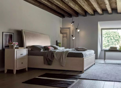 Bett 2x Nachttische Luxus Komplettes Schlafzimmer Set Möbel grau 3tlg